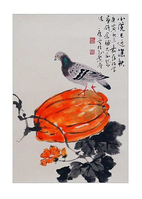 把诗的审美原则介入画技之中.李嘉存画作!画的元素,诗的元素融会贯通.